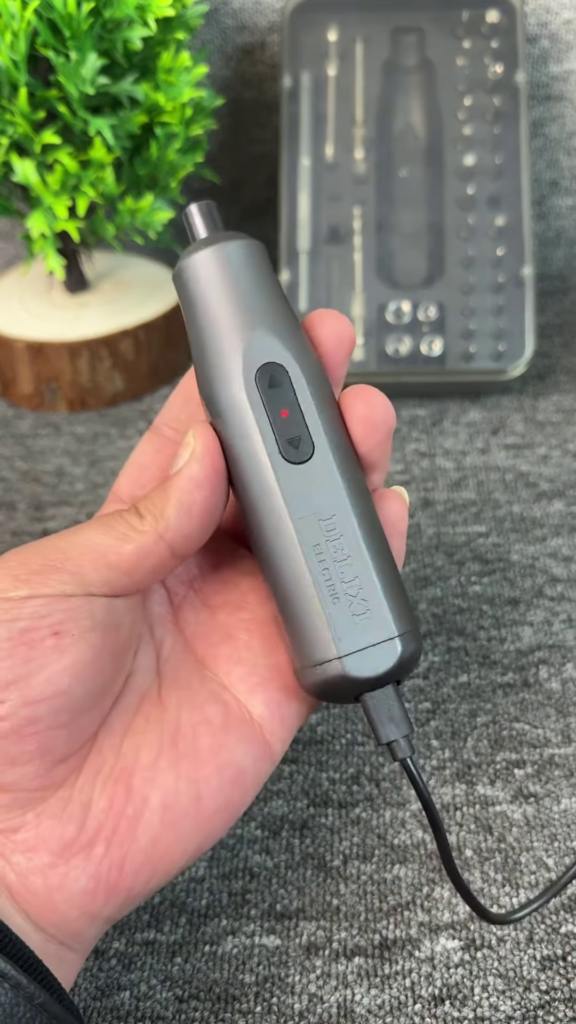 Compact Rechargeable Electric Screwdriver Set for DIY and Home Repair - Photo 2