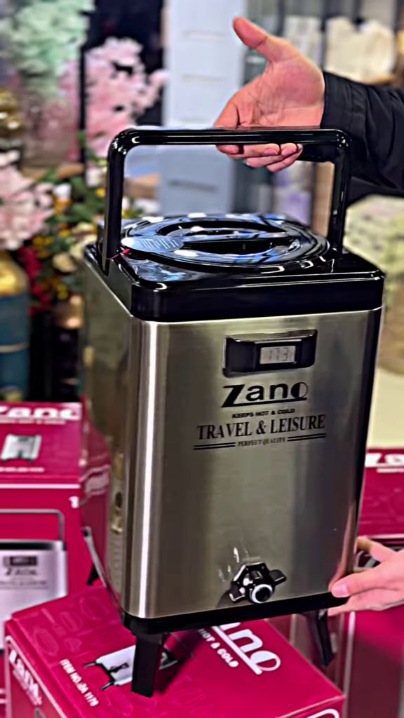 17.8L Portable Hot and Cold Water Dispenser for Travel and Leisure - Photo 4