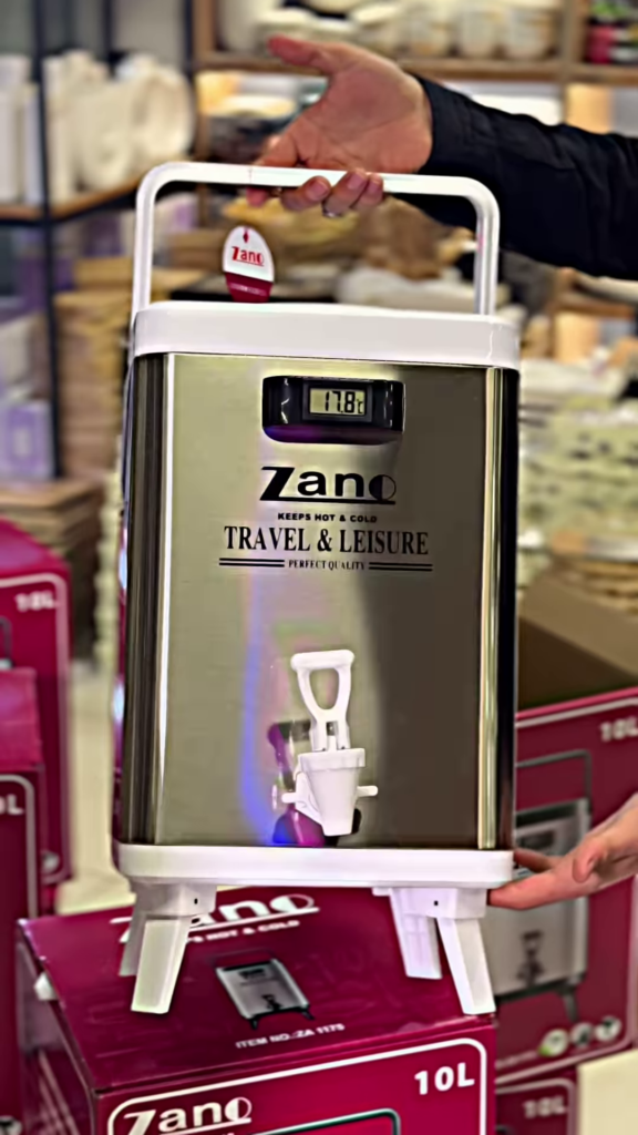 17.8L Portable Hot and Cold Water Dispenser for Travel and Leisure - Photo 3