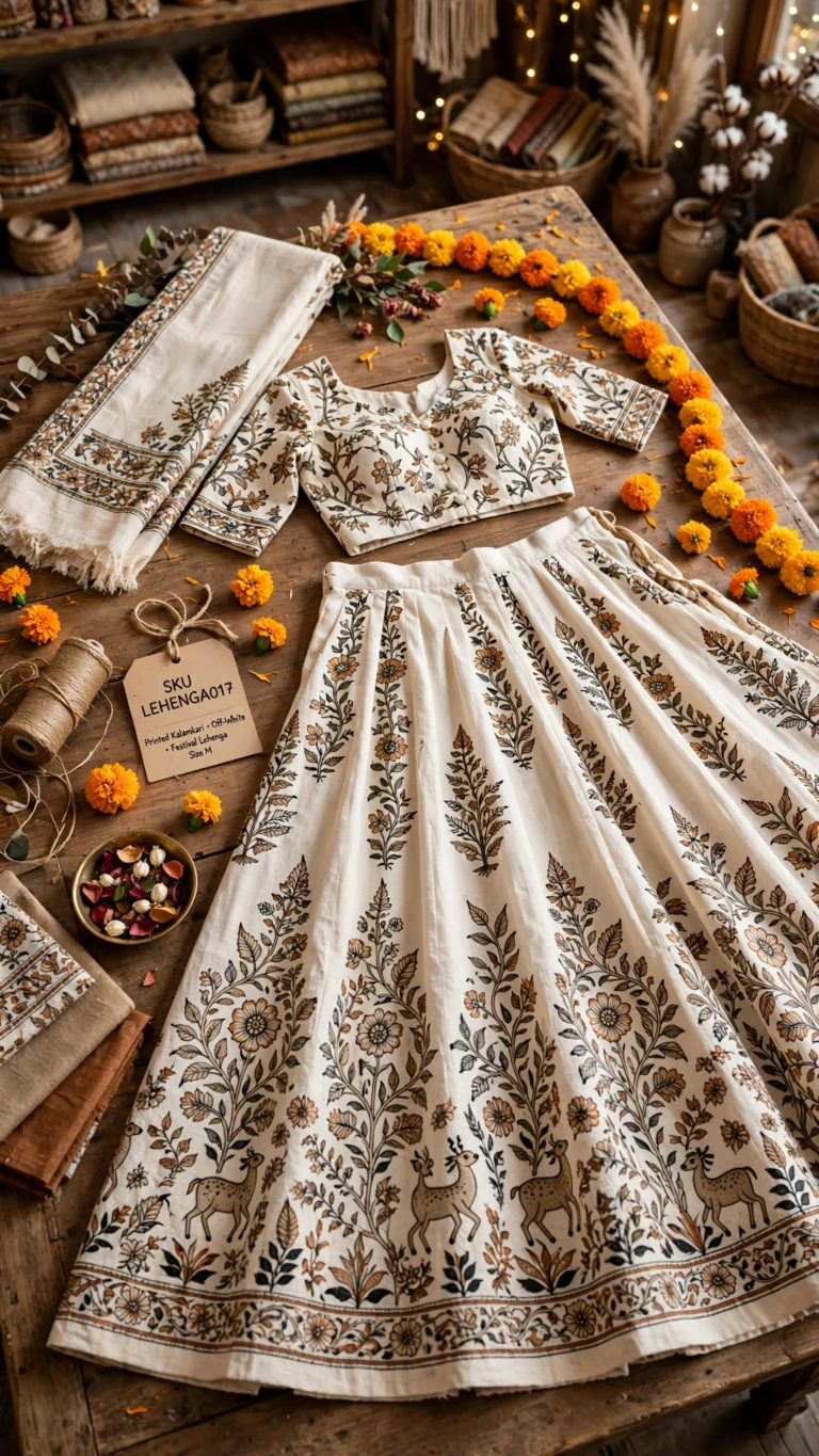 Enchanting Floral & Sequin Embroidered Lehengas – Available in Lavender Mist & Off-White Floral – Ethnic Ensemble