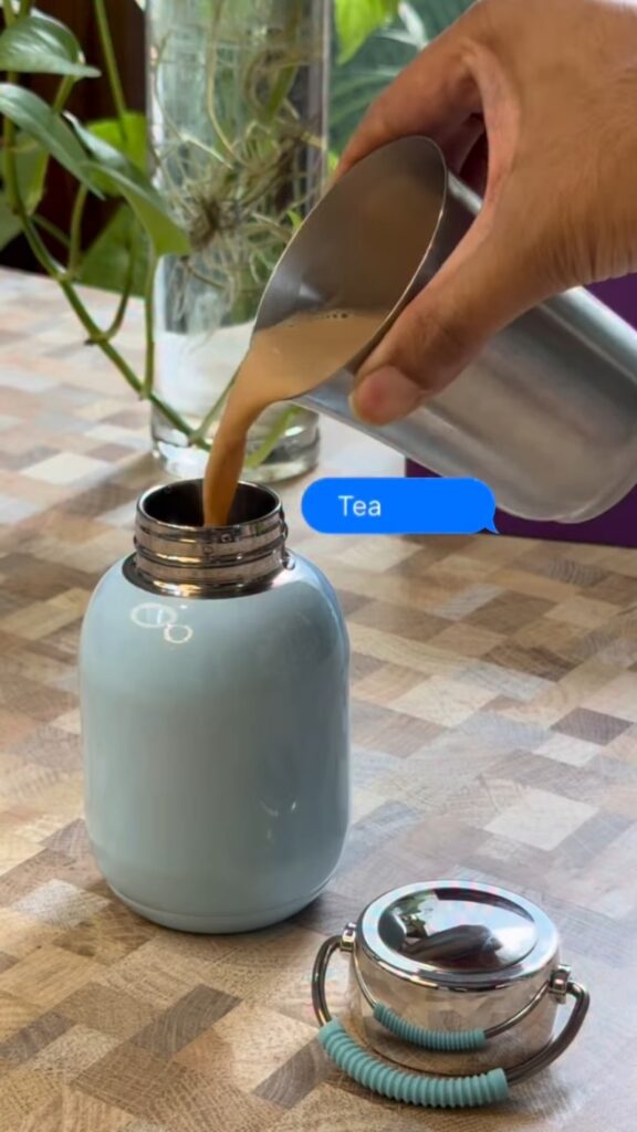Minimalist Portable Ceramic Insulated Tumblers with Carry Handles – Available in Cream, Sage Green & White - Photo 3